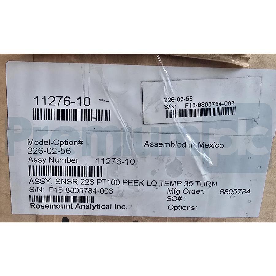 Rosemount 226-02-56 | 11276-10 Submersion Toroidal Conductivity Sensor PT100 NEW