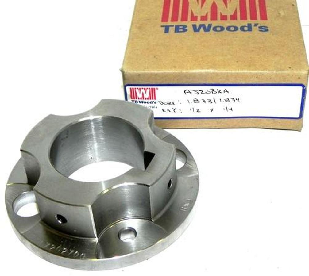 NIB T.B WOODS BUSHING AJ20BKA 1.8731/1.874 BORE 1/2"X1/4" KEY AJ20BKA