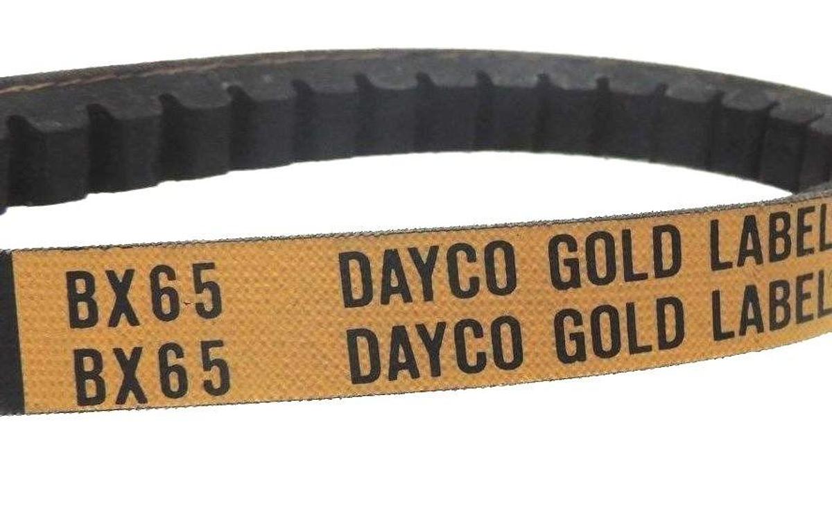 Used LOT OF 2 NEW DAYCO BX65 GOLD LABEL COG BELTS