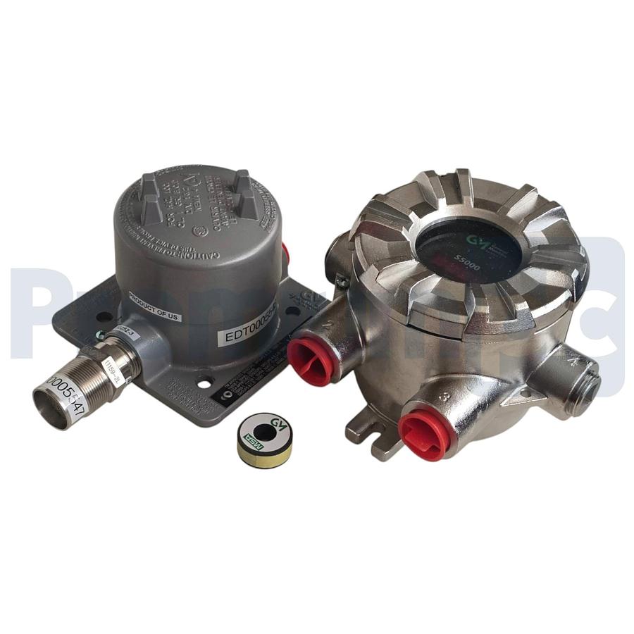 MSA General Monitors S5000-2-2-1-2-00-C00-000-0 Gas Monitor w/11159-2L Sensor