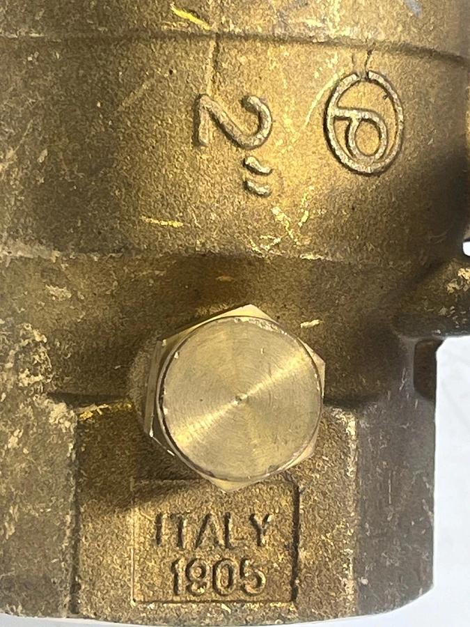 Jomar Valve 160-108 2" Brass Ball Valve Full Port Single Union End Side Tap NSNP