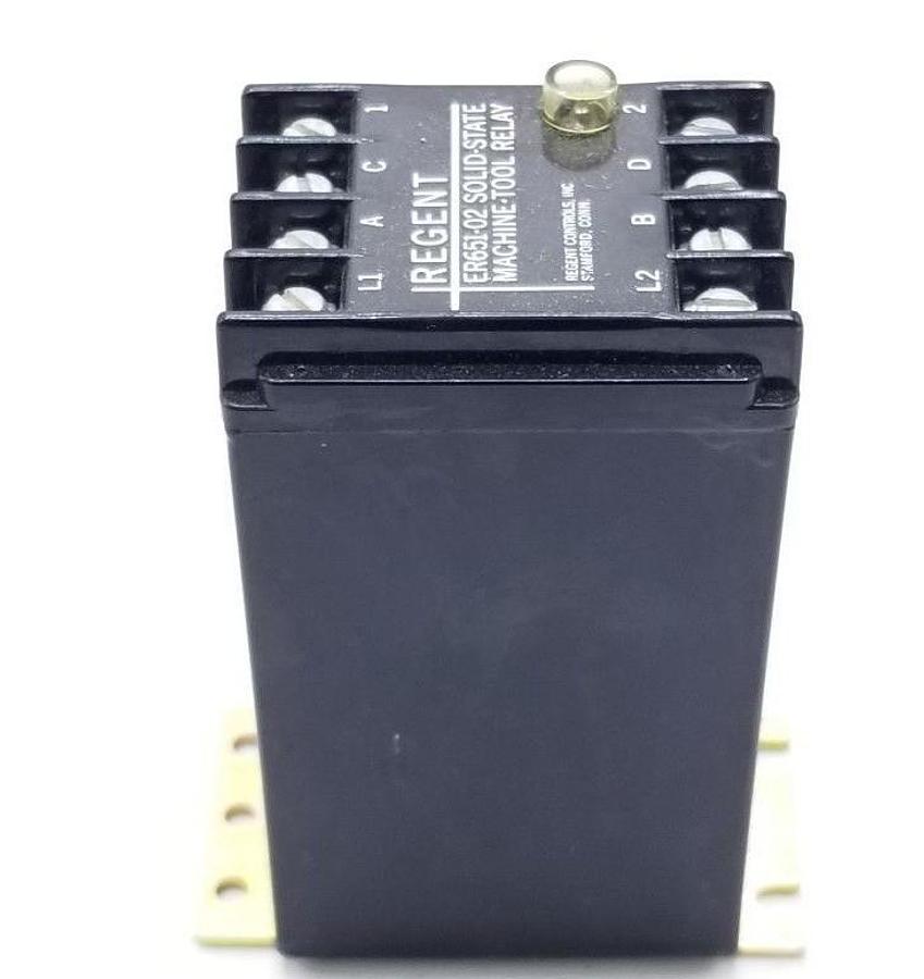 Used REGENT ER651-02 SOLID-STATE MACHINE-TOOL RELAY ER65102