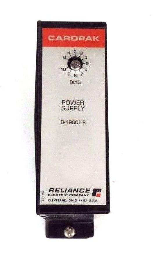 Used NIB RELIANCE ELECTRIC 0-49001-8 CARDPAK POWER SUPPLY 0490018