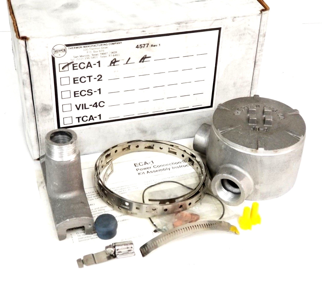 Used NEW THERMON MFG. CO. ECA-1-A1A POWER CONNECTION/SPLICE KIT ECA-1