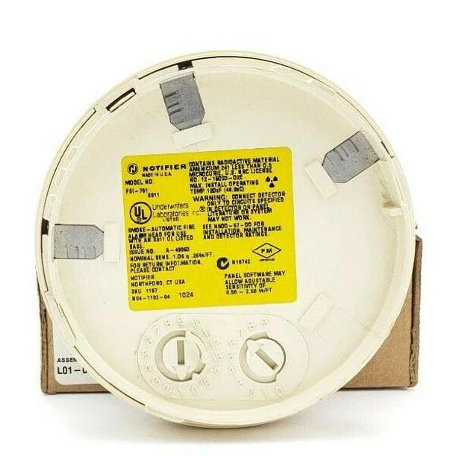Used HONEYWELL NOTIFIER FSI-751 IONIZATION SMOKE DETECTOR IDP-ION FSI751