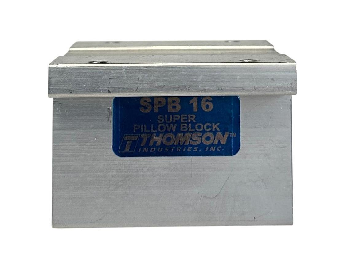 Used THOMSON SPB16 LINEAR BALL BUSHING SUPER PILLOW BLOCK BEARING 1'' OPEN NSMP