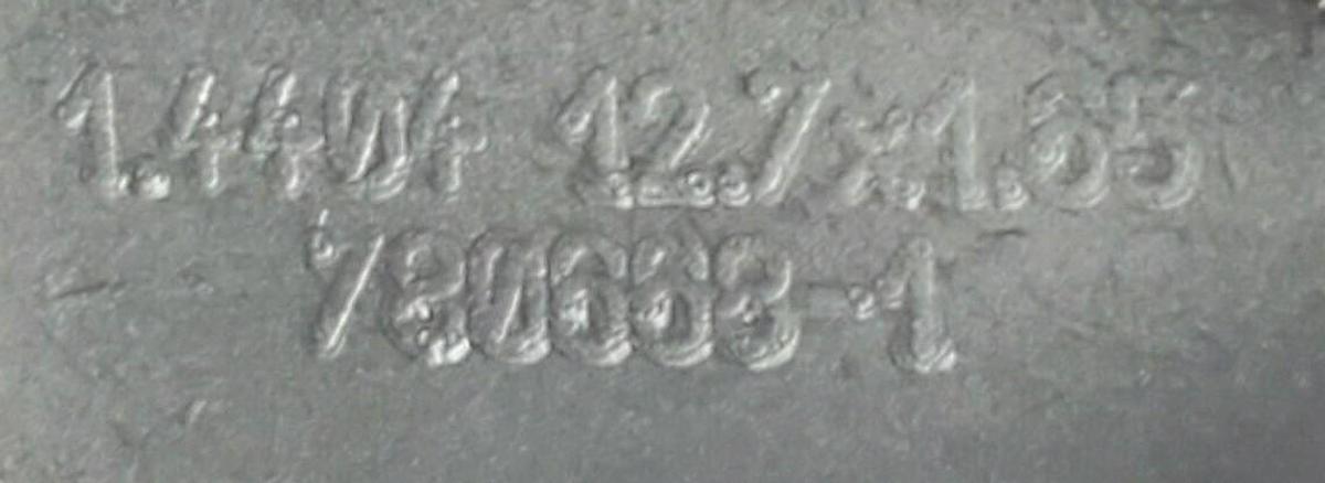 Used GENERIC 780668-1 DIAPHRAGM VALVE 1.4404 12.7x1.65 T316L 721341 ASME BPE 7806681