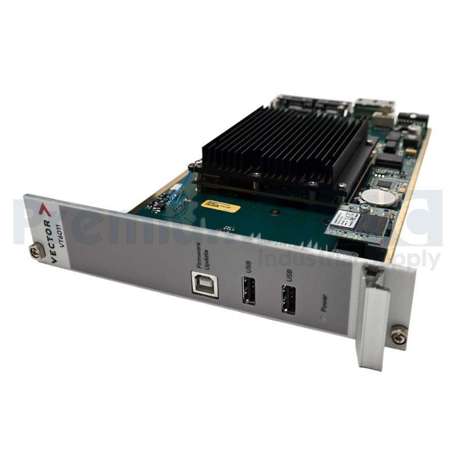 Used VECTOR VT6011 REAL-TIME MODULE FOR VT SYSTEM HIL TESTING 50117 027 REV. 000 NSNP