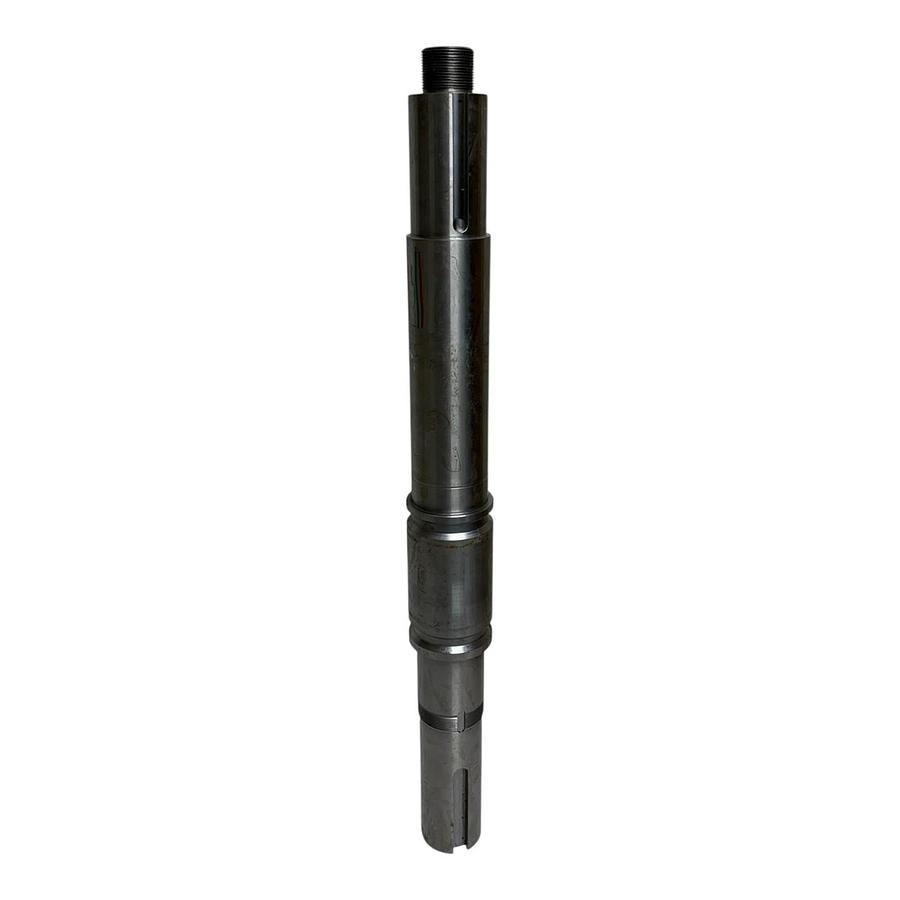 Used 410 SS Industrial Pump Shaft 1056232 Machined Drive Shaft 31.5" Length 3.36" Max