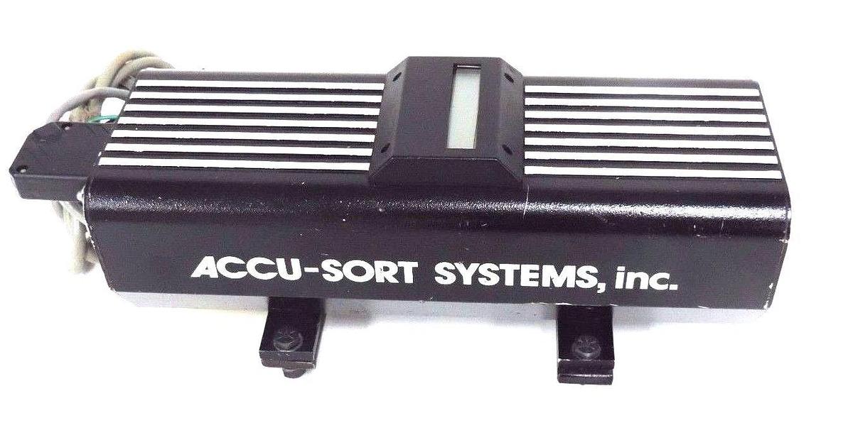Used ACCU-SORT SYSTEMS MODEL 45L LASER BARCODE SCANNER 120VAC
