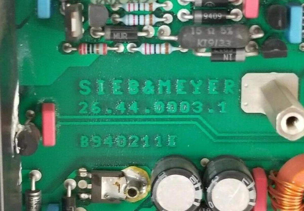 Used SIEB & MEYER 26.44.0003.1 SERVO CONTROLLER B940211E / L940211E