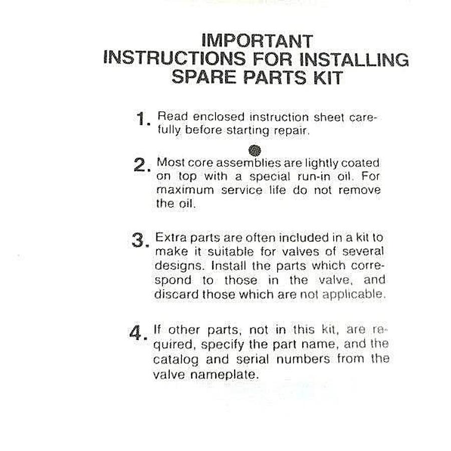Used NIB ASCO 302-927 REBUILD KIT BULL. 8321, 302927