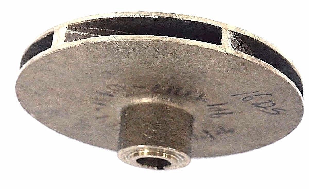 Used NEW GOULDS PUMP 444R227 VANE IMPELLER 9P1 47717-0431-7.375" BRASS