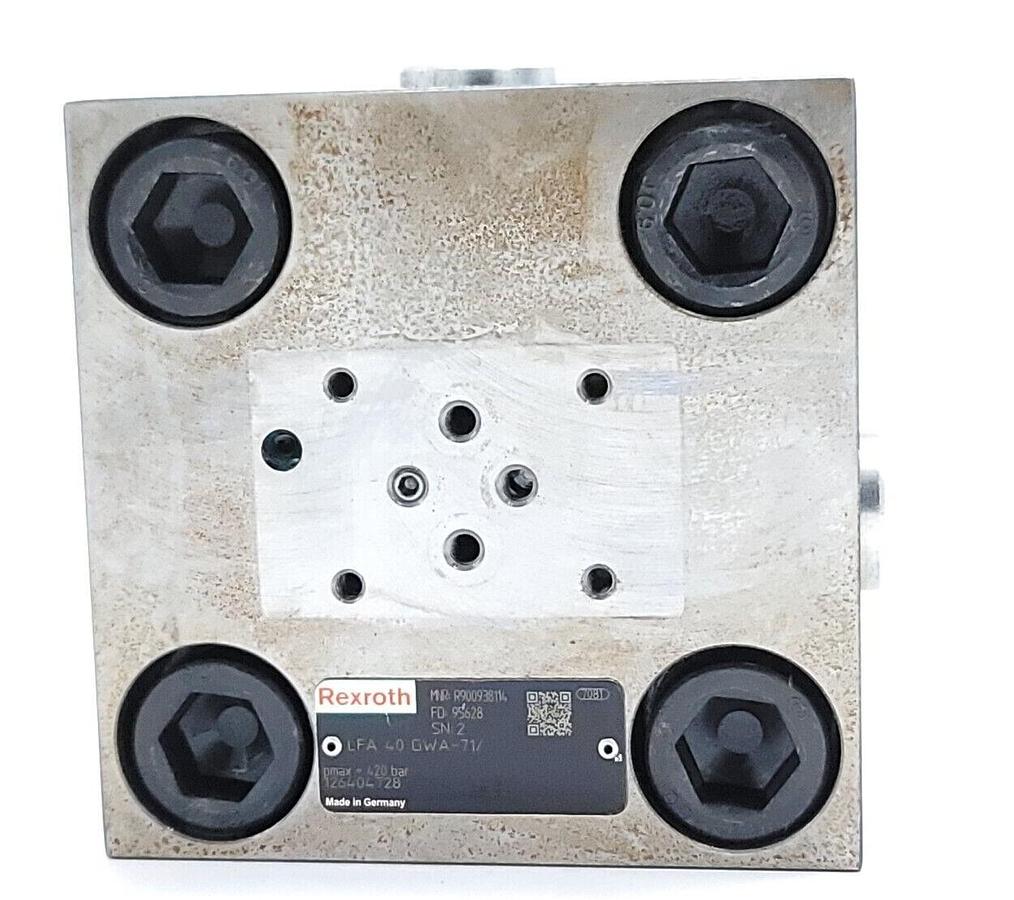 Used NEW BOSCH REXROTH LFA 40 GWA-71/ LOGIC VALVE R900938114