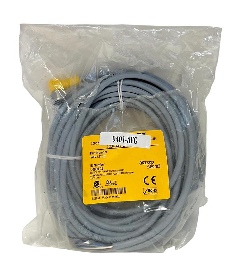 Used IFM TR-000KDBM12-MFPKG/US/ / TR2439 EFECTOR 600 TEMPERATURE SENSOR W/ CABLE NSNP