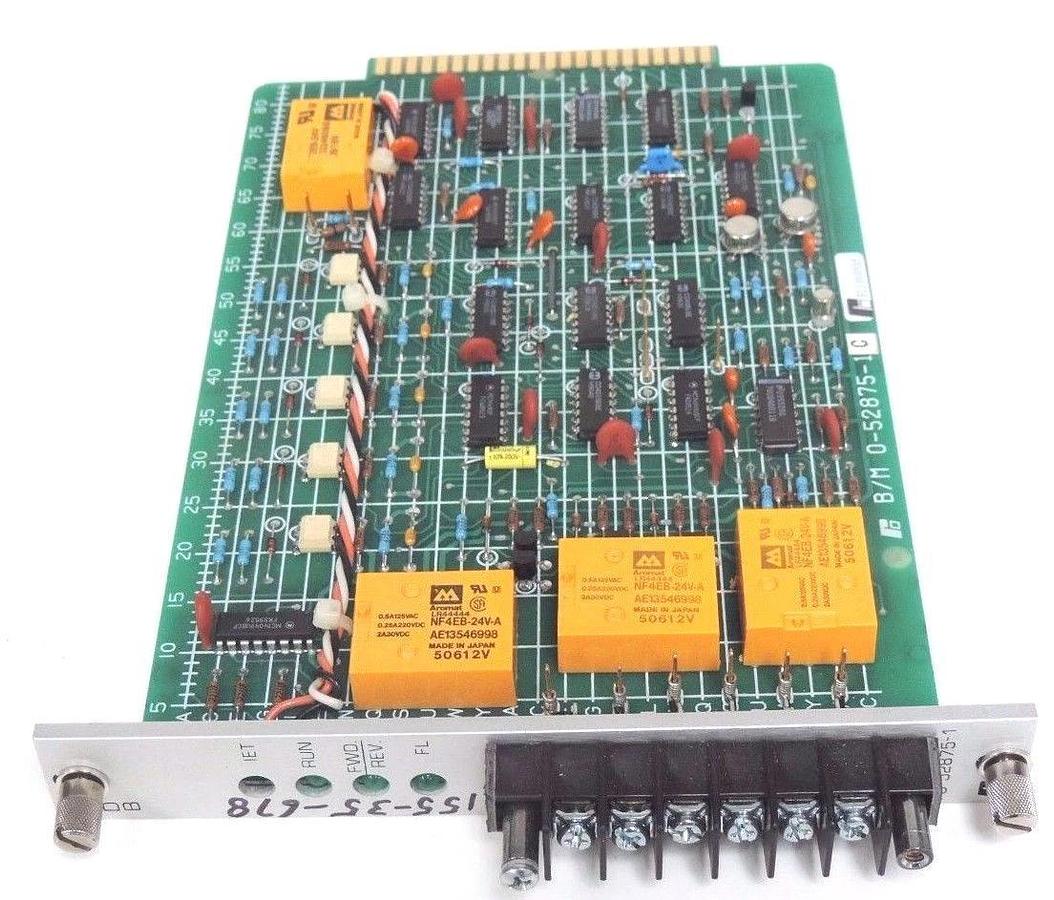 Used RELIANCE ELECTRIC 0-52875-1C PC BOARD V/T DIGITAL BOARD VTDB