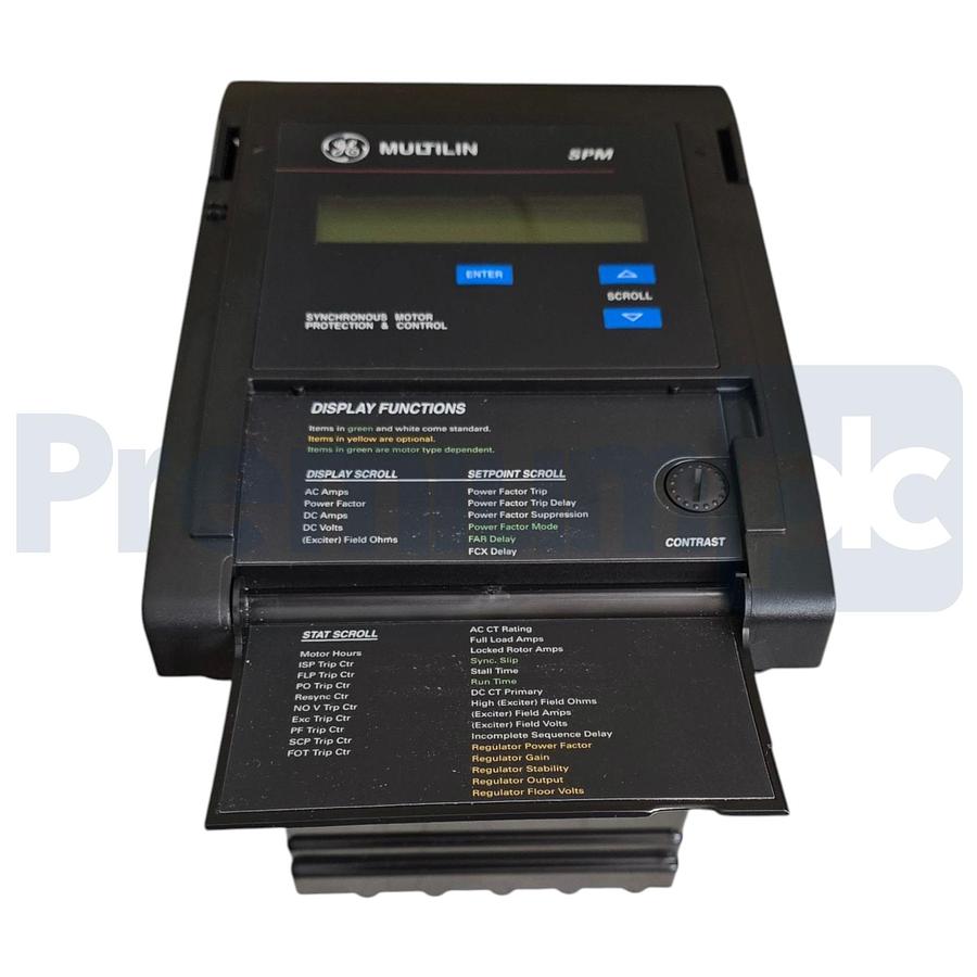 Used GE Multilin SPM - LEGACY Synchronous Motor Protection and Control Relay SPM