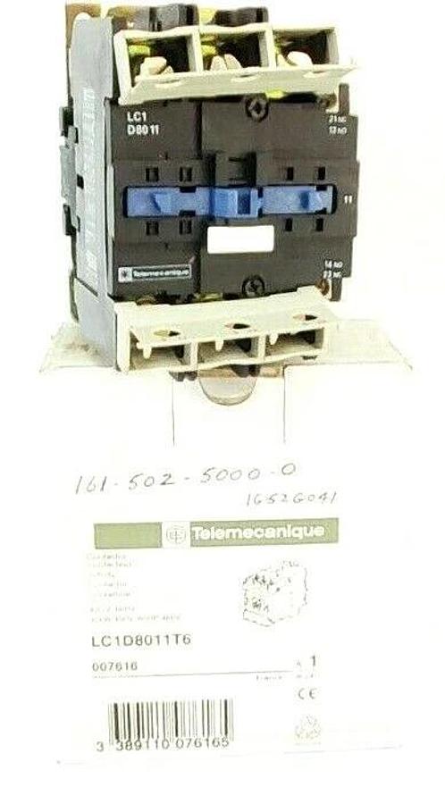 Used NIB TELEMECANIQUE LC1D8011T6 CONTACTOR 480V 60HZ