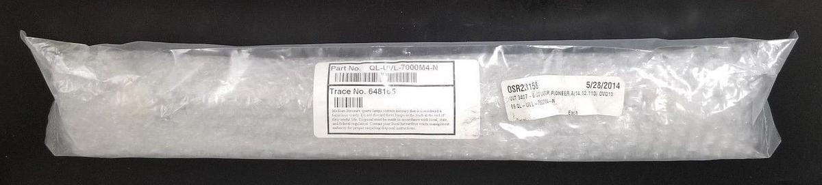 NEW UV TECH PIONEER QL-UVL-7000M4-N QUARTZ LAMP 648165, QLUVL7000M4N