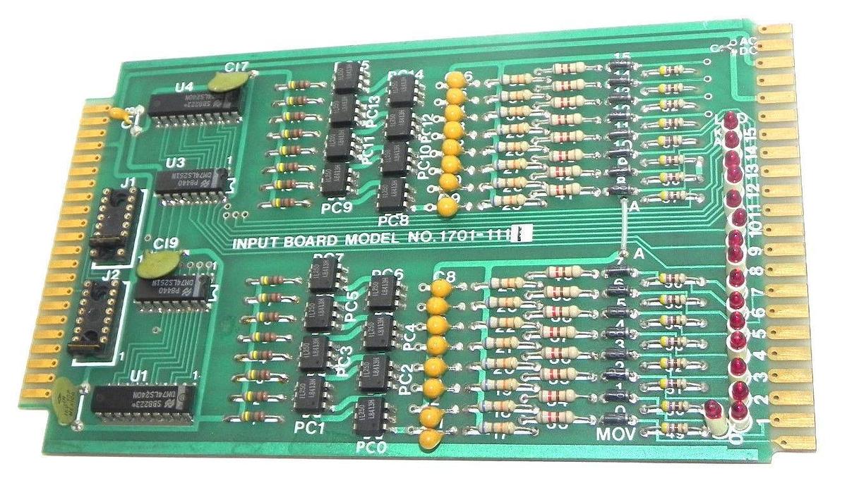 Used MCGILL 1701-111 INPUT BOARD 1701111