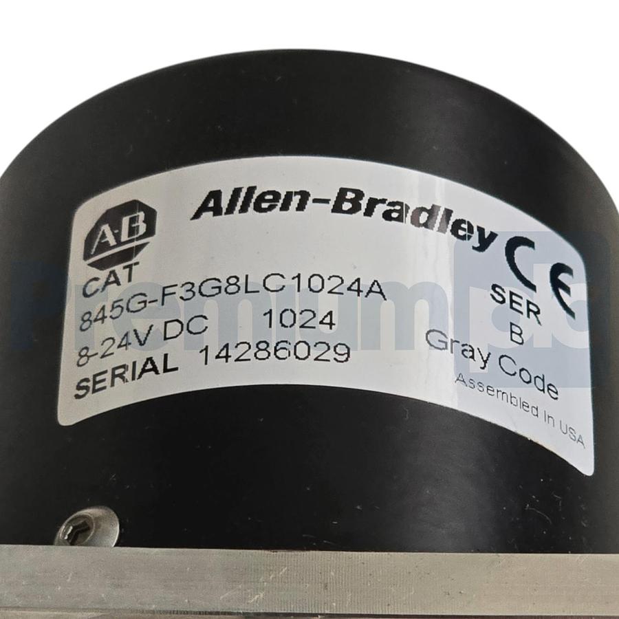Used Allen-Bradley 845G-F3G8LC1024A /B Single-Turn Absolute Encoder Size 25 8–24VDC