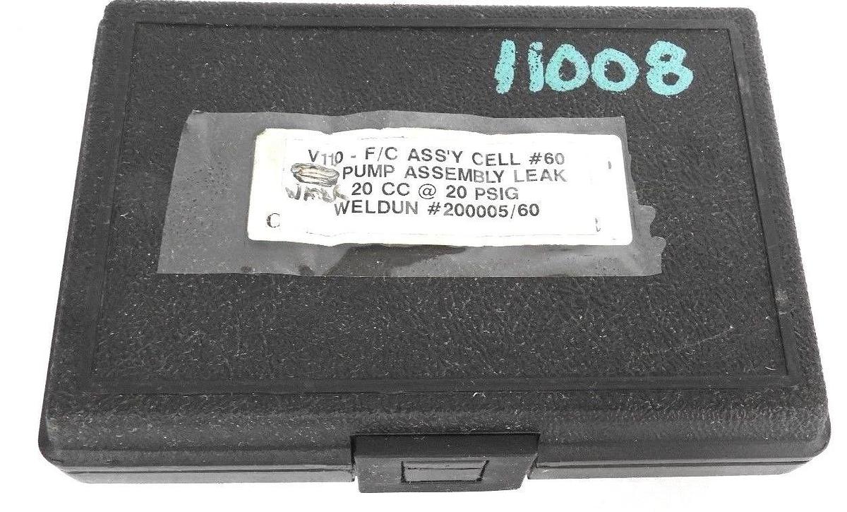 Used USON GAGE #9879 CALIBRATED LEAK MASTER RATE: 20SCC/MIN @ 20 PSIG