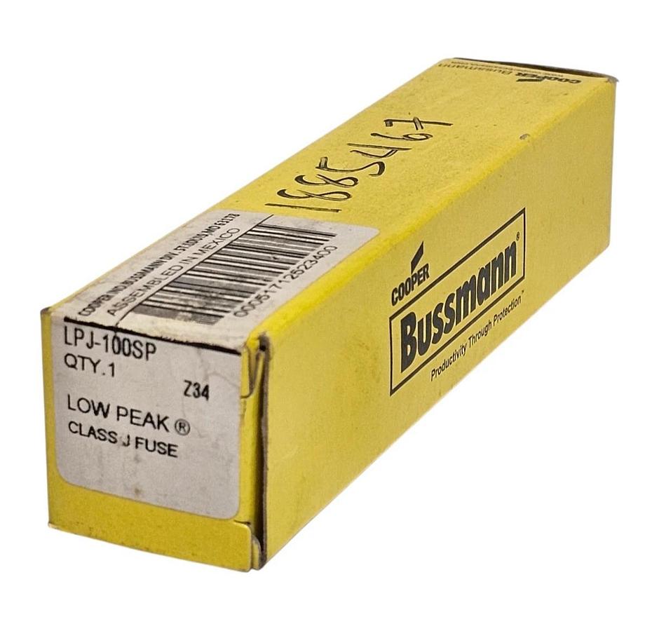 Used NIB COOPER BUSSMANN LPJ-100SP LOW-PEAK FUSE LPJ100SP NSMP