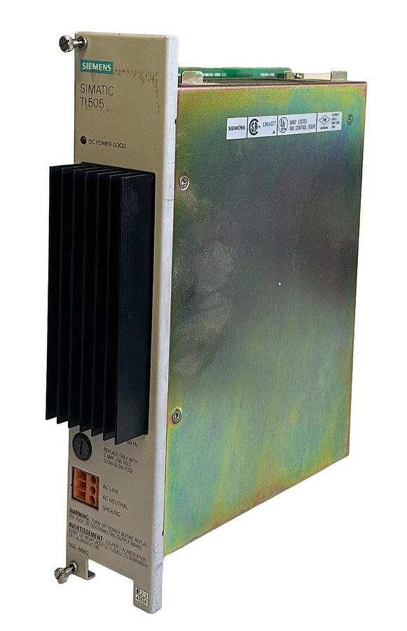 Used SIEMENS MODEL 505-6660 / 5056660 System 505 POWER SUPPLY 110/220VAC