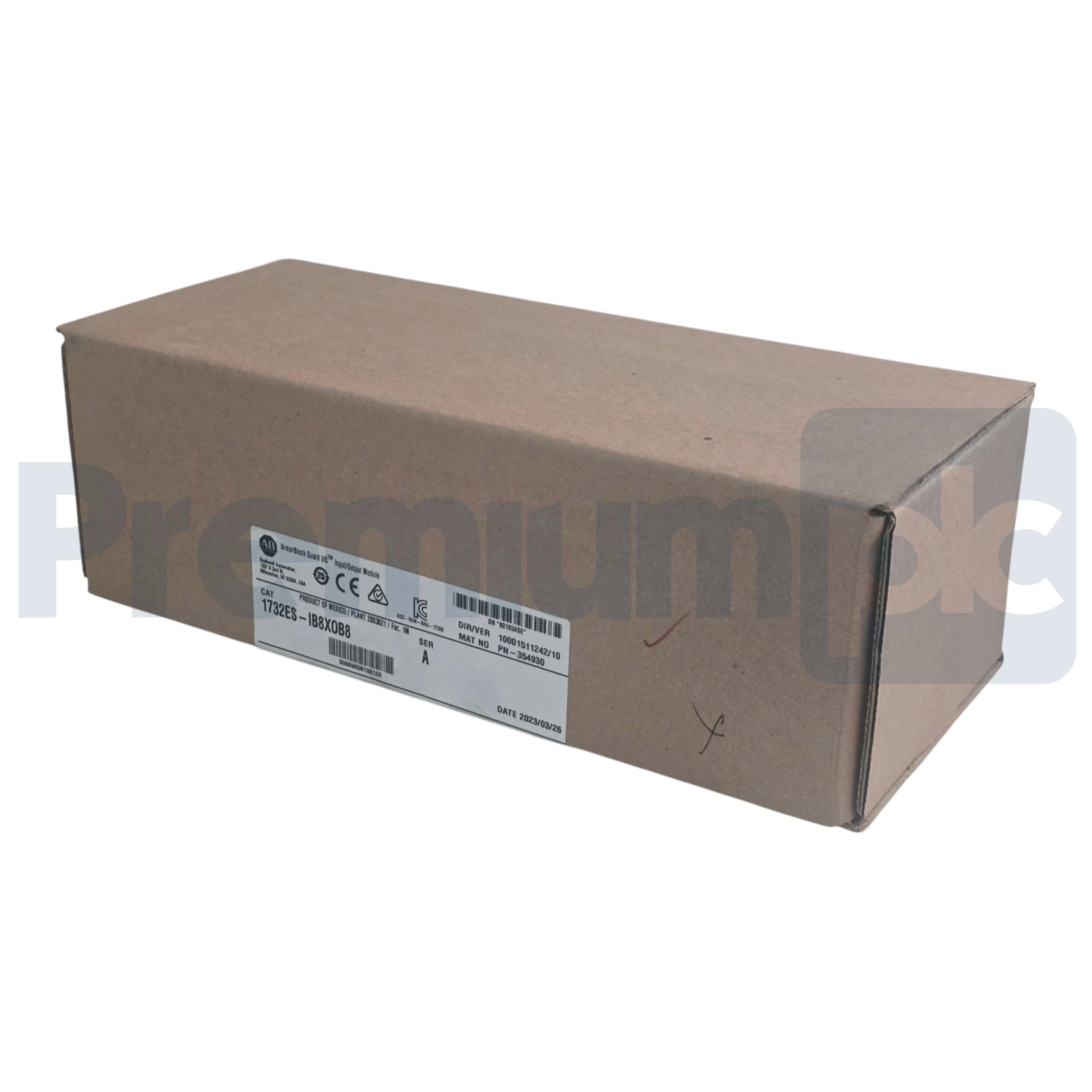 Used Allen Bradley 1732ES-IB8XOB8 /A EtherNet/IP Safety ArmorBlock Guard I/O Module