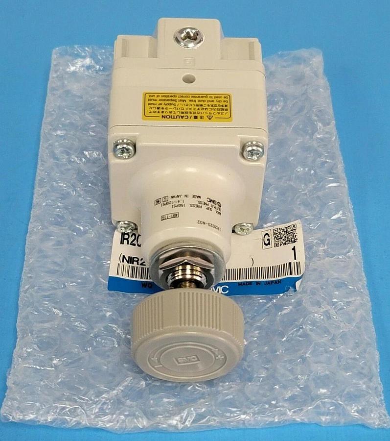 Used NEW SMC IR2020-N02 PRECISION REGULATOR PORT 1/4INCH IR2020N02