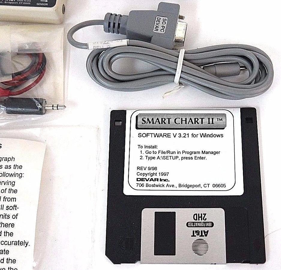 Used NIB DEVAR 9052-8K PROCESS DATA LOGGER SMART CHART II MODELSCII-8K