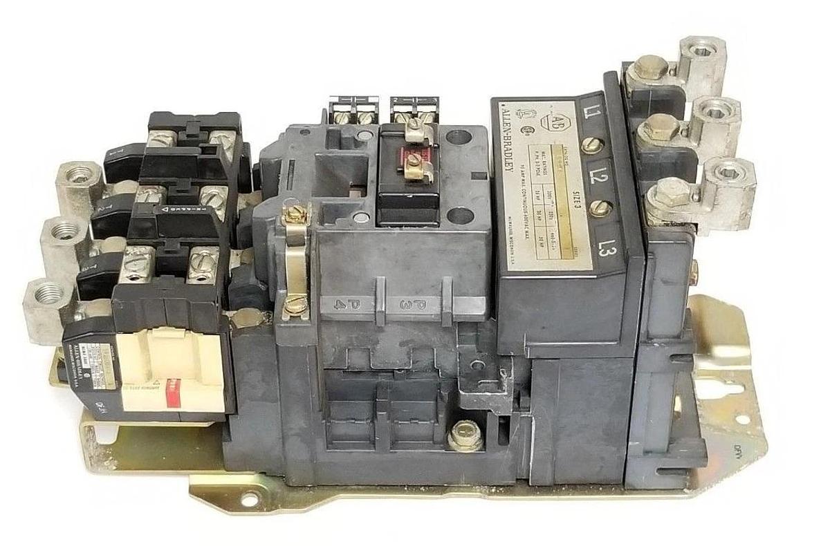 Used ALLEN BRADLEY 509-DOD STARTER SER. A, SIZE 3 120V/60HZ CD236 , 595-A , 592-DOW16