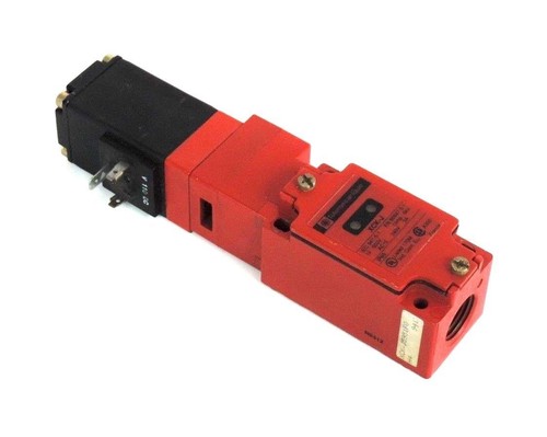 Used TELEMECANIQUE XCK-J5951F0H4 SAFTEY INTERLOCK SWITCH XCKJ5951F0H4 W/ 100V DC COIL