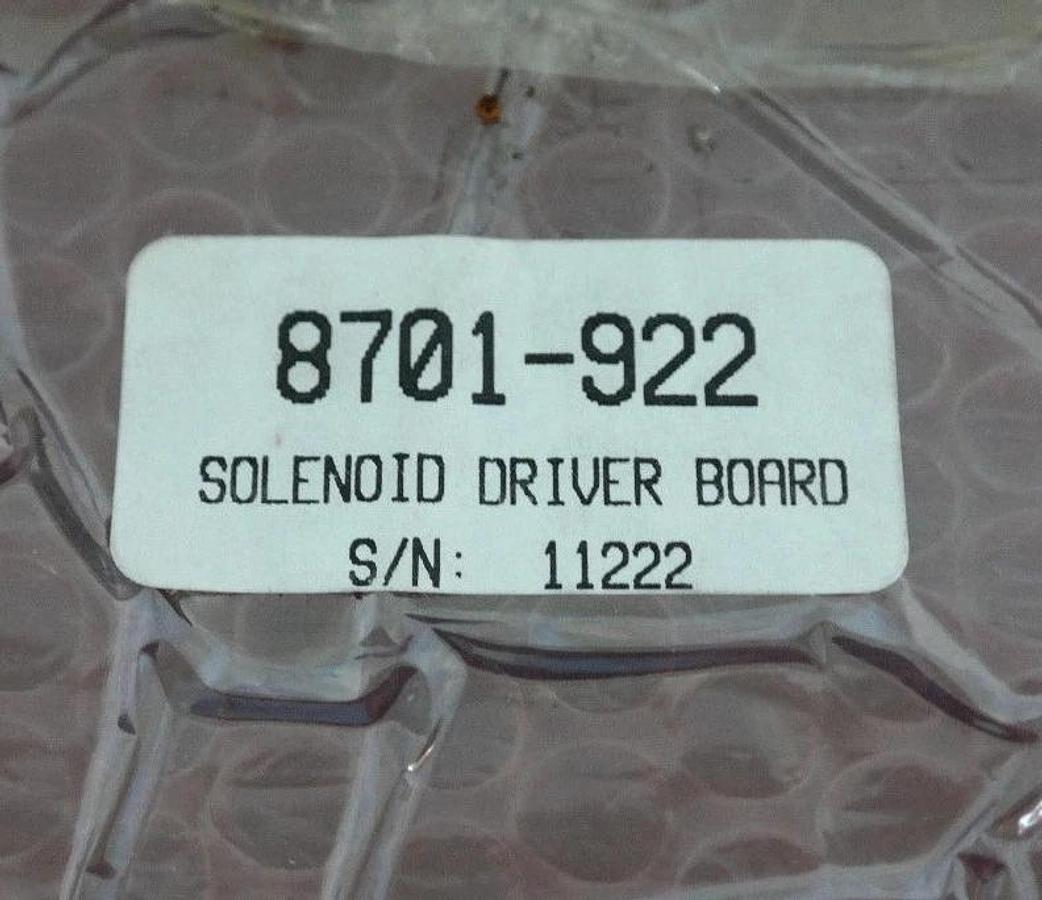 Used DIAGRAPH 8701-922 SOLENOID DRIVER BOARD 8701922