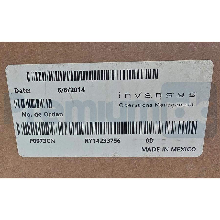 Used Invensys Foxboro P0973CN Rev 0D Fieldbus Communications Base Module 4+2 Slot NEW