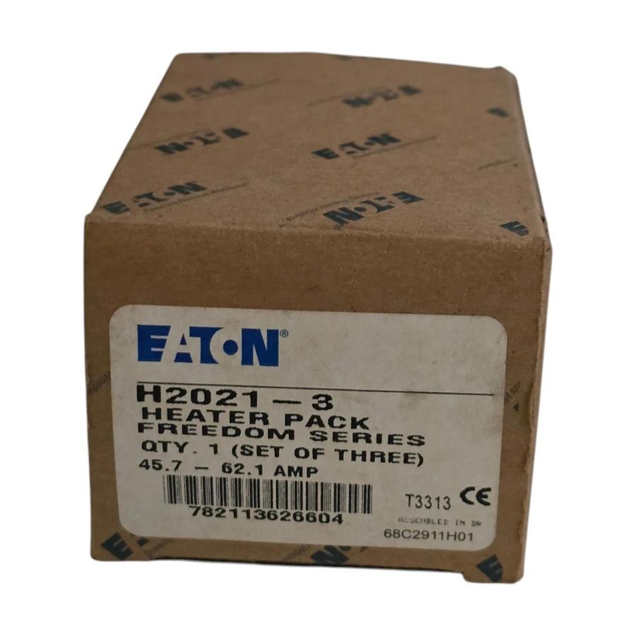 (Box of 3) Eaton H2021-3 Freedom Series Heater Pack 45.7 - 62.1A NEMA 3-4 NSMP
