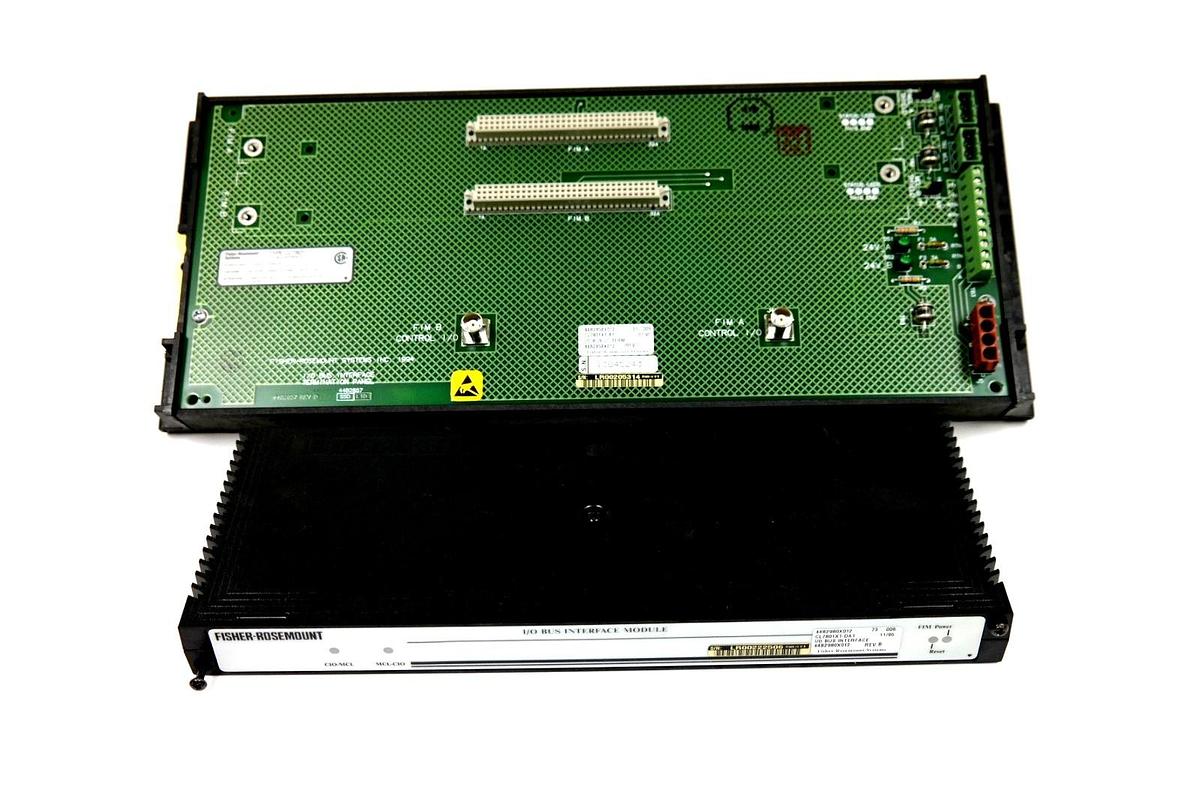 Used FISHER-ROSEMOUNT CL7801X1-B1 I/O BUS I/F 44B2858X012 W/ CL7801X1-DA1 MODULE
