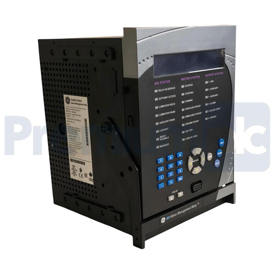 Used GE Multilin 469-P5-HI-A20-E-H SR469 Motor Management Relay w/Enhanced Display