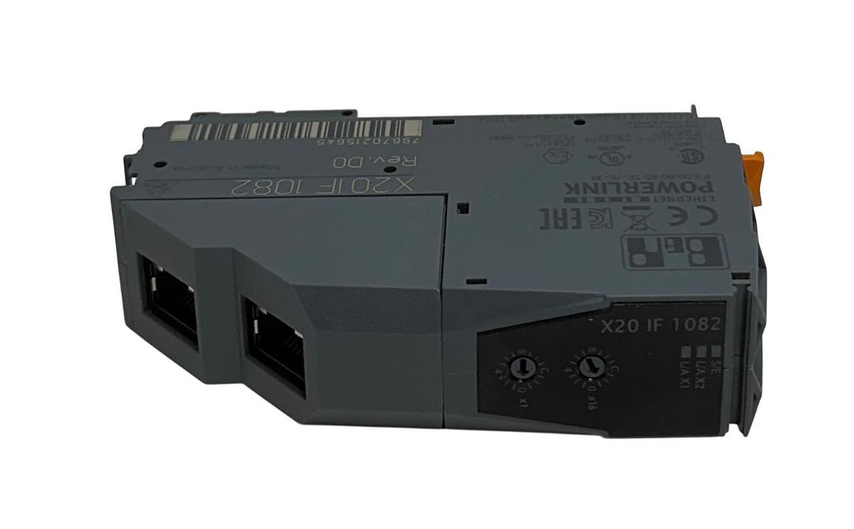 Used B&R X20 IF 1082 / X20IF1082 EtherNet POWERLINK INTERFACE MODULE 2-PORT RJ45 NSNP
