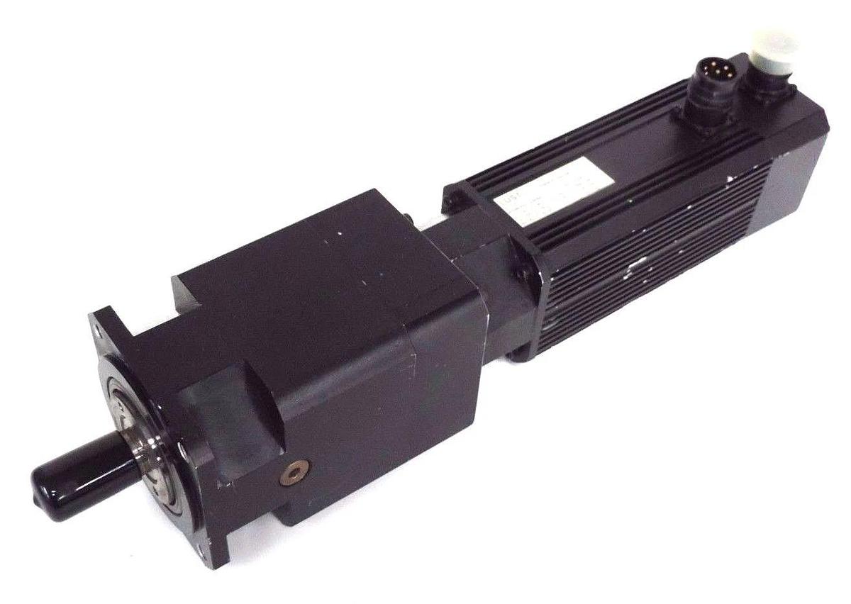 Used LUST PSM-N3-20R84-112 SERVO MOTOR W/ NEUGART PL90S/OP2/OP6 GEAR BOX 1:15 PL90S