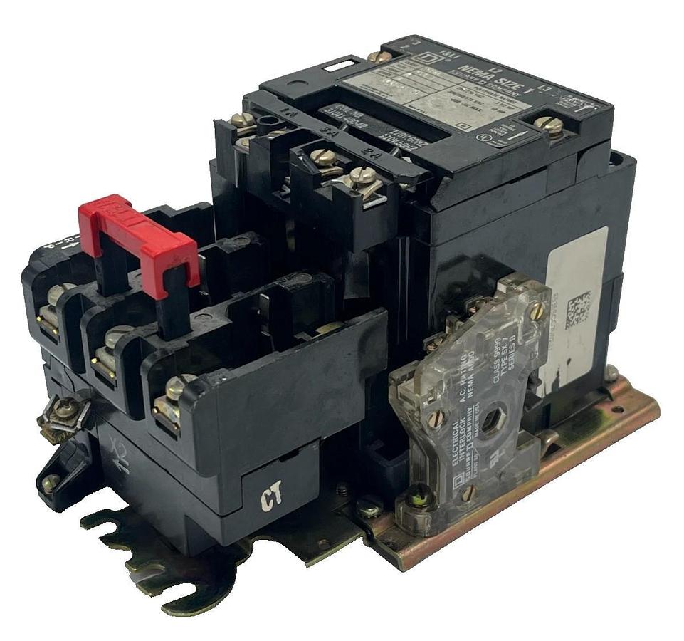 Used SQUARE D 8536SCO3V02-U Ser. A Magnetic Motor Starter NEMA Size 1