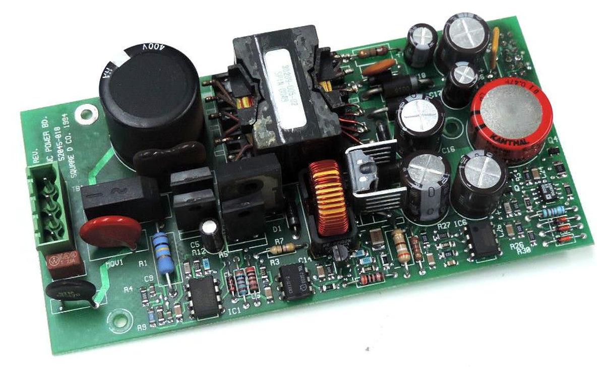 Used SQUARE D 52045-018 50WC POWER BOARD 52045018, 52045-018-51