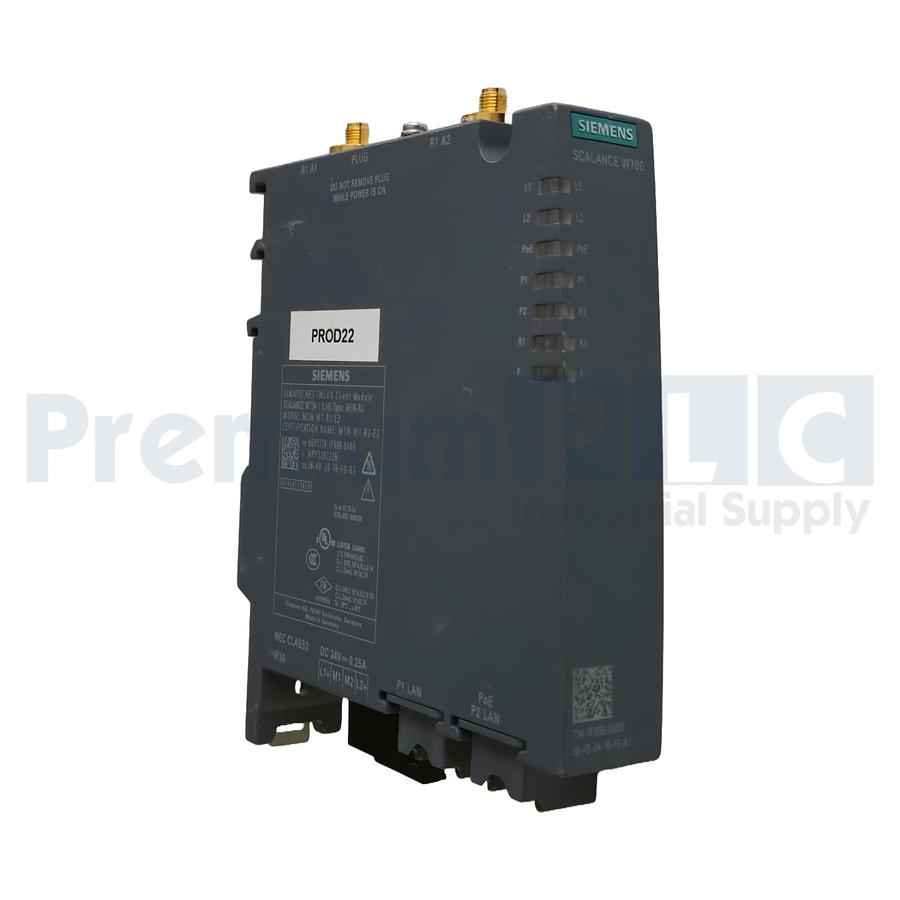 Used SIEMENS 6GK5734-1FX00-0AB0 SIMATIC NET IWLAN CLIENT MODULE SCALANCE W734-1 RJ45