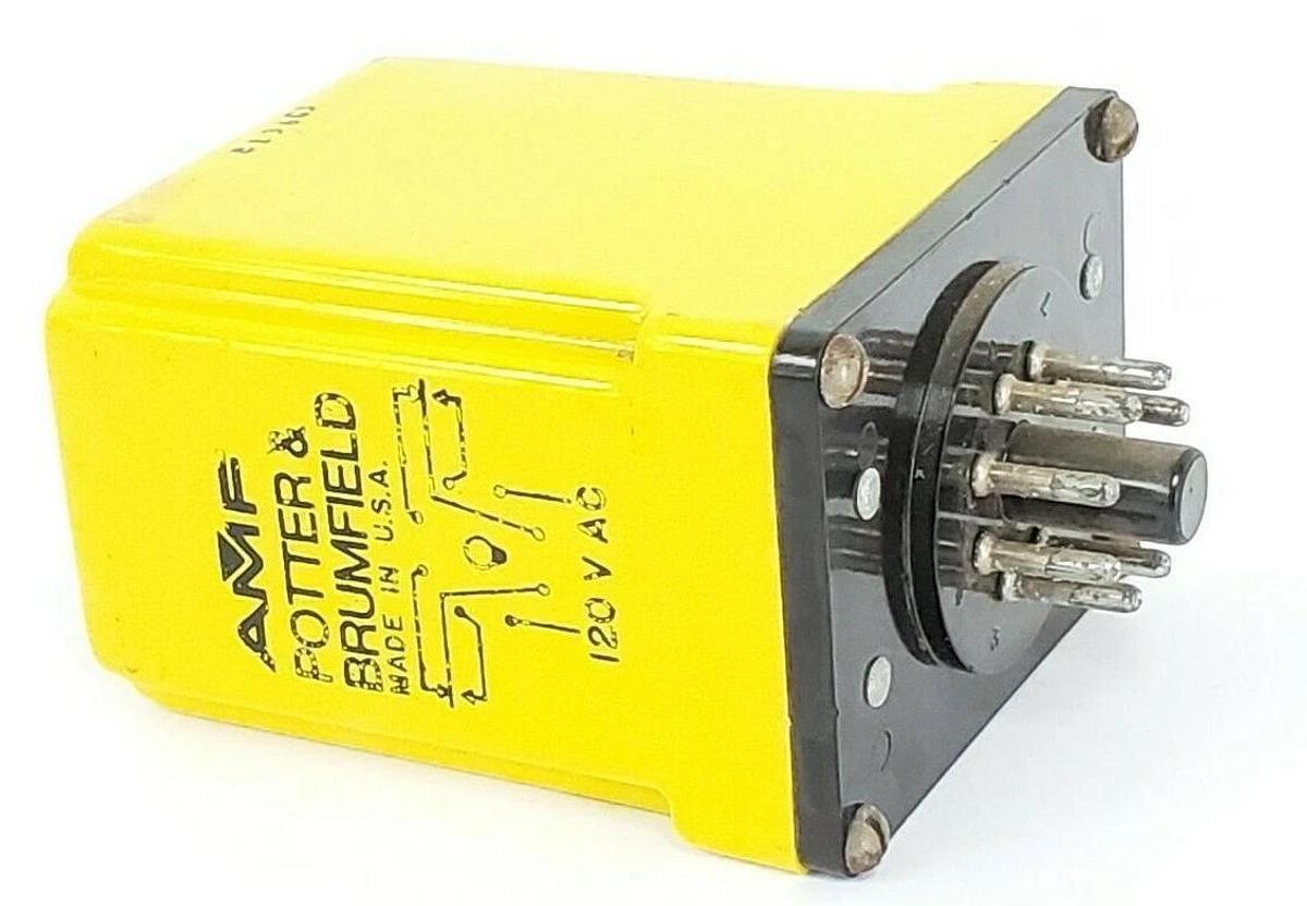 Used POTTER & BRUMFIELD CDB-38-70002 RELAY, 0.1-5.0SEC, CDB3870002 (MISSING NUMBERS)