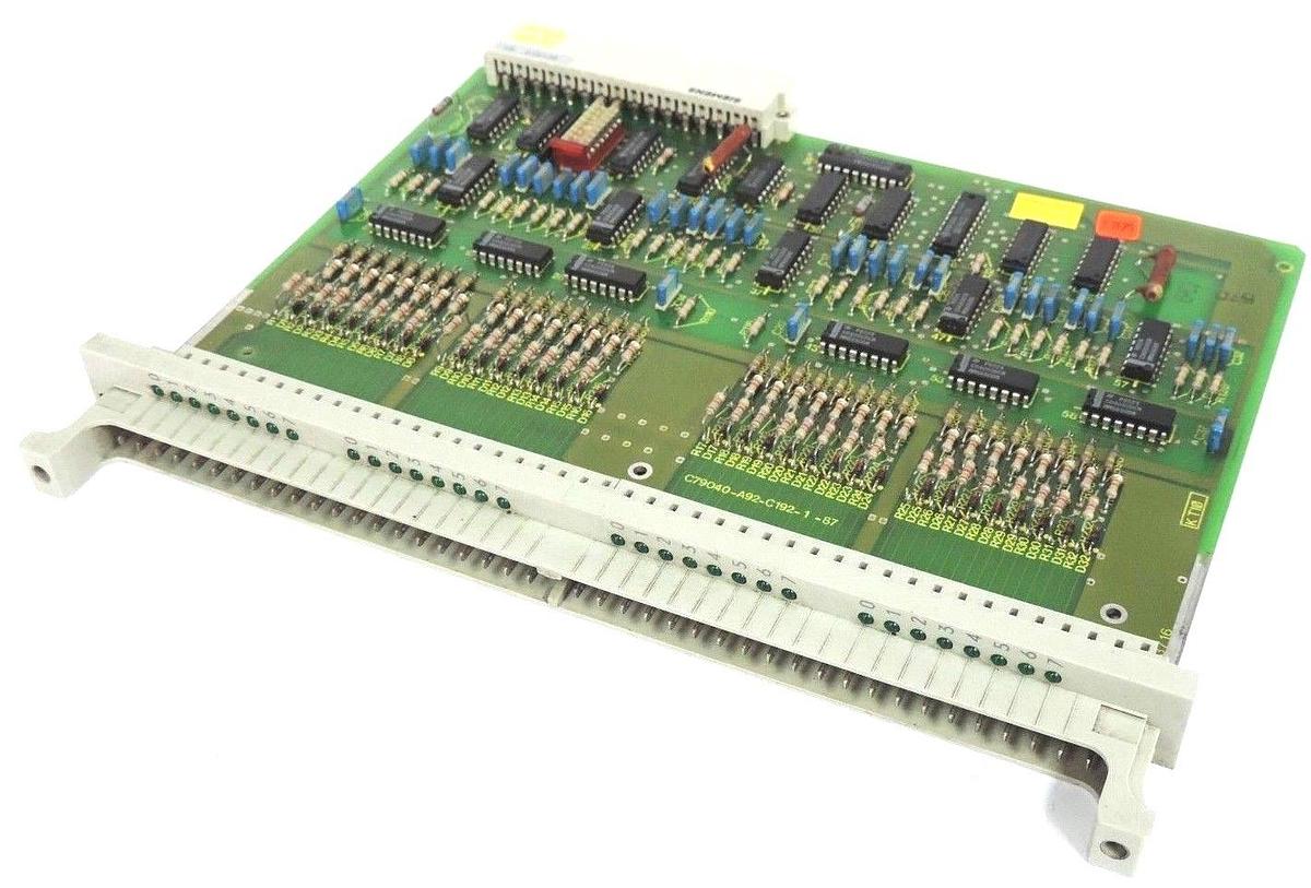 Used SIEMENS C79040-A92-C192-1-87 PC BOARD ASSEMBLY 32WAY, 6ES5420-3BA11