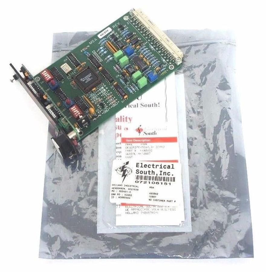 Refurbished REPAIRED MSA 490892 CONTROL MODULE 5000 SERIES REV 1, 491570