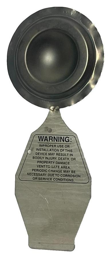 BS&B 1.5" Rupture Disk Type B Hastelloy C276 Burst 4245 PSIG @ 140 F 1.5 Inch