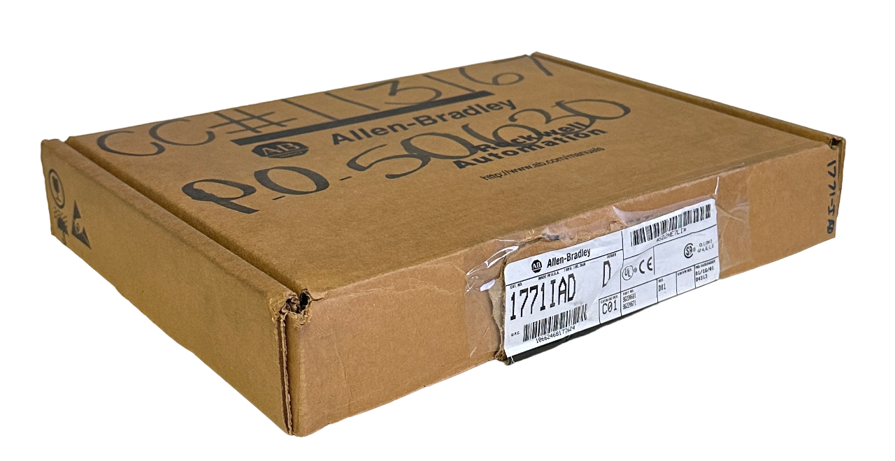 Used NEW ALLEN BRADLEY 1771-IAD /D PLC-5 16-PT DIGITAL INPUT MODULE REV. D01 1771IAD