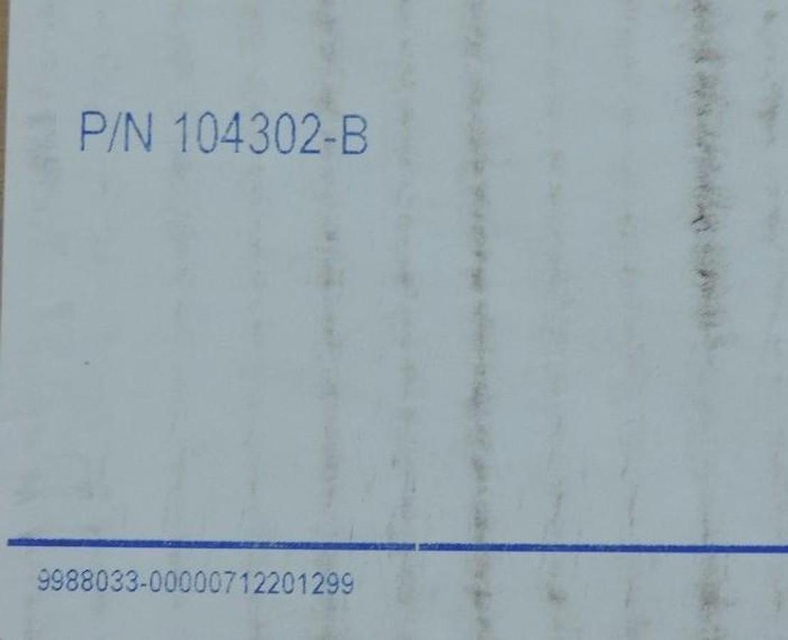 Used NIB INDUSTRIAL HYDRAULIC FILTER P/N: 104302-B