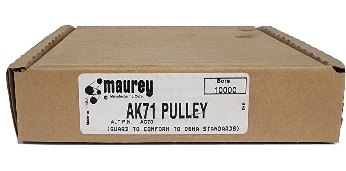 Used NIB MAUREY AK71 PULLEY ALT P.N. AC70
